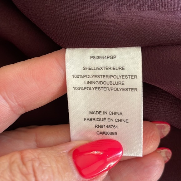 PARKER NYC Swing style dress / tunic Cordovan Acacia print teared bottom size SM - Picture 16 of 16